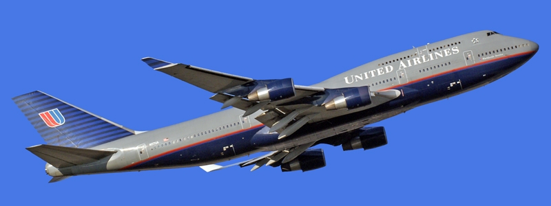 United B747-400