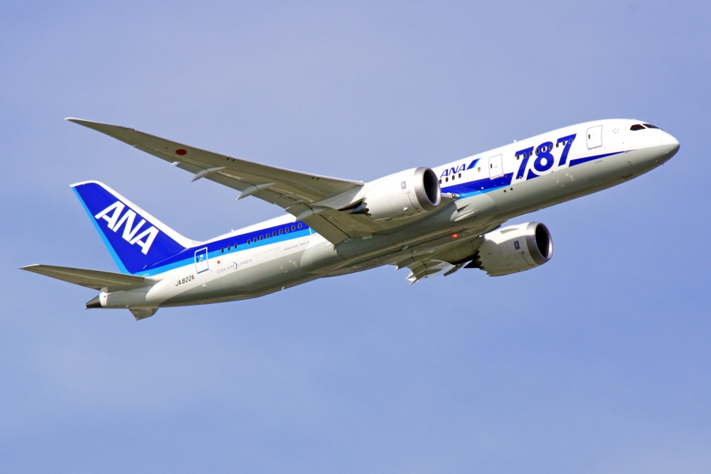 Flugzeugtyp: B787-8, Fluggesellschaft: ANA All Nippon Airways (NH/ANA), Kennzeichen: JA822A, Flughafen: Frankfurt am Main, Datum: 03.Oktober 2013, Bild: Steffen Remmel