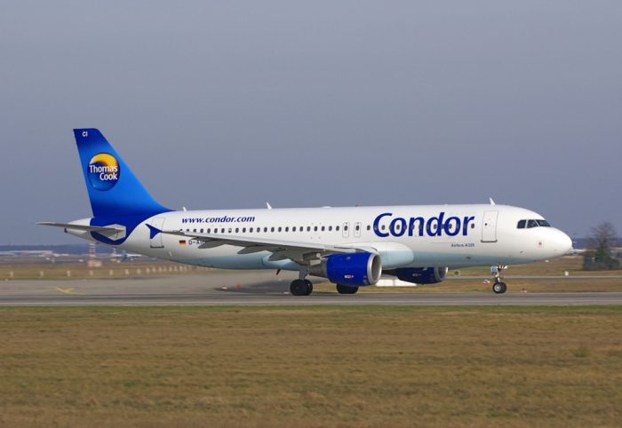 Flugzeugtyp: A320-200, Fluggesellschaft: Condor (DE/CFG), Kennzeichen: D-AICI, Flughafen: Frankfurt am Main, Datum: 17.Februar 2007, Bild: Steffen Remmel