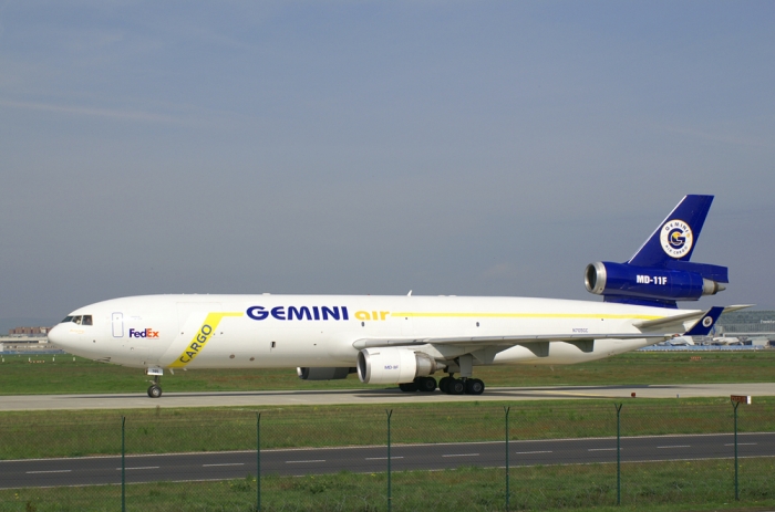 Flugzeugtyp: MD11, Fluggesellschaft: Gemini Air Cargo (GR/GCO), Kennzeichen: N705GC, Flughafen: Frankfurt am Main, Datum: 30.April 2005, Bild: Steffen Remmel