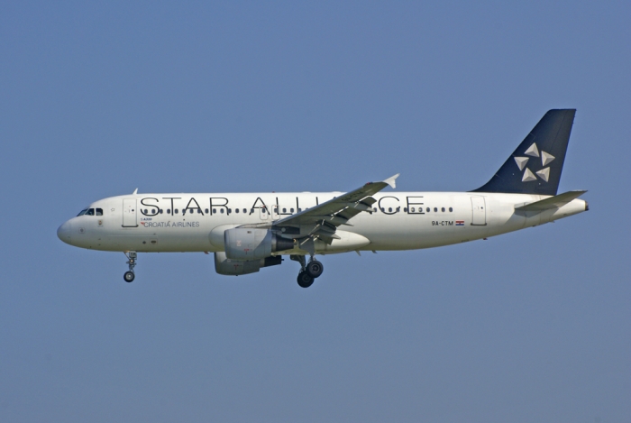 Flugzeugtyp: A320-200, Fluggesellschaft: Croatia Airlines (OU/CTN), Kennzeichen: 9A-CTM, Flughafen: Frankfurt am Main, Datum: 25.Mai 2007, Bild: Steffen Remmel