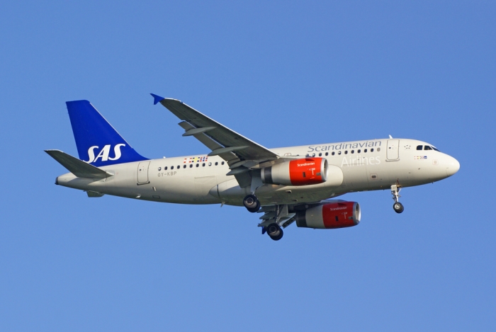 Flugzeugtyp: A319, Fluggesellschaft: SAS Scandinavian Airlines (SK/SAS), Kennzeichen: OY-KBP, Flughafen: Frankfurt am Main, Datum: 07.Juli 2007, Bild: Steffen Remmel