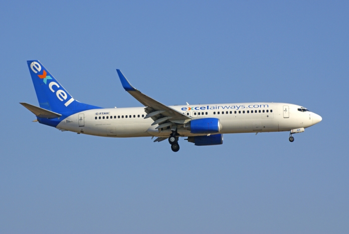 Flugzeugtyp: B737-800, Fluggesellschaft: Excel Airways, Ltd. (JN/XLA), Kennzeichen: C-FTAH, Flughafen: Palma de Mallorca, Datum: 04.August 2007, Bild: Steffen Remmel