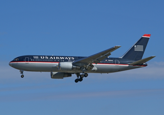 Flugzeugtyp: B767-200, Fluggesellschaft: US Airways (US/USA), Kennzeichen: N652US, Flughafen: Frankfurt am Main, Datum: 13.August 2005, Bild: Steffen Remmel