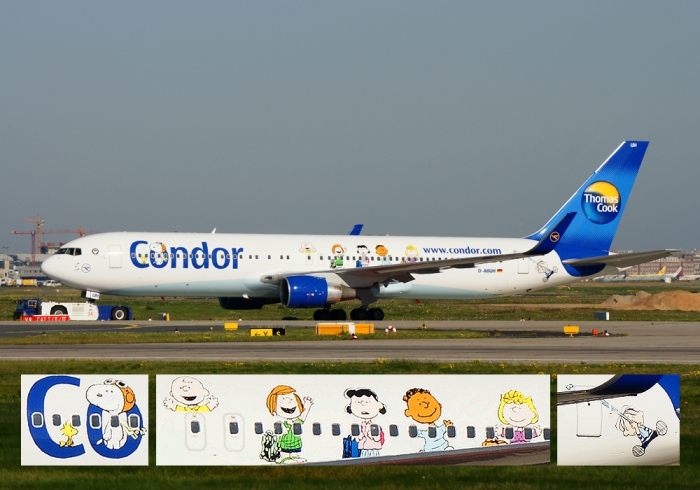 Flugzeugtyp: B767-300, Fluggesellschaft: Condor (DE/CFG), Kennzeichen: D-ABUH, Flughafen: Frankfurt am Main, Datum: 10.Oktober 2010, Bild: Steffen Remmel