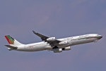 Flugzeugtyp: A340-300, Fluggesellschaft: Gulf Air (GF/GFA), Kennzeichen: A40-LB, Flughafen: Frankfurt am Main, Datum: 17.Juli 2005, Bild: Steffen Remmel
