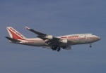 Flugzeugtyp: B747-400, Fluggesellschaft: Air India (AI/AIC), Kennzeichen: VT-EVB, Flughafen: Frankfurt am Main, Datum: 28.Januar 2006, Bild: Steffen Remmel