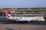 Flugzeugtyp: B757-200, Fluggesellschaft: British Airways (BA/BAW), Kennzeichen: G-CPEM, Flughafen: Frankfurt am Main, Datum: 01.Mai 2005, Bild: Steffen Remmel