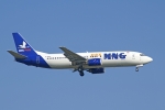 Flugzeugtyp: B737-400, Fluggesellschaft: MNG Airlines (MB/MNB), Kennzeichen: TC-MNH, Flughafen: Frankfurt am Main, Datum: 23.April 2005, Bild: Steffen Remmel