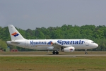 Flugzeugtyp: A320-200, Fluggesellschaft: Spanair (JK/JKK), Kennzeichen: EC-IIZ, Flughafen: Frankfurt am Main, Datum: 29.April 2007, Bild: Steffen Remmel
