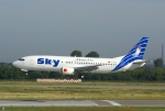 Flugzeugtyp: B737-400, Fluggesellschaft: Sky Airlines (ZY/SHY), Kennzeichen: TC-SKB, Flughafen: Düsseldorf, Datum: 14.Juli 2007, Bild: Steffen Remmel