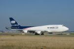 Flugzeugtyp: B747-400F, Fluggesellschaft: World Airways (WO/WOA), Kennzeichen: N740WA, Flughafen: Frankfurt am Main, Datum: 30.August 2008, Bild: Steffen Remmel