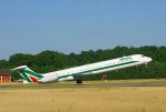 Flugzeugtyp: MD-82, Fluggesellschaft: Alitalia (AZ/AZA), Kennzeichen: I-DATQ, Flughafen: Frankfurt am Main, Datum: 15.Juli 2008, Bild: Steffen Remmel