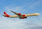 Flugzeugtyp: A340-600, Fluggesellschaft: Virgin Atlantic Airways (VS/VIR), Kennzeichen: G-VBUG, Flughafen: London Heathrow Airport, Datum: 04.Juli 2009, Bild: Steffen Remmel