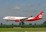 Flugzeugtyp: A330-200, Fluggesellschaft: Air Berlin (AB/BER), Kennzeichen: D-ALPC, Flughafen: Düsseldorf, Datum: 26.Juli 2009, Bild: Steffen Remmel
