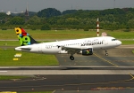 Flugzeugtyp: A319, Fluggesellschaft: Afriqiyah Airways (8U/AAW), Kennzeichen: 5A-ONC, Flughafen: Düsseldorf, Datum: 06.August 2009, Bild: Steffen Remmel
