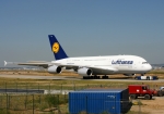 Flugzeugtyp: A380-800, Fluggesellschaft: Lufthansa (LH/DLH), Kennzeichen: D-AIMA, Flughafen: Frankfurt am Main, Datum: 16.Juli 2010, Bild: Steffen Remmel