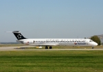 Flugzeugtyp: MD-83, Fluggesellschaft: Spanair (JK/JKK), Kennzeichen: EC-GOG, Flughafen: Frankfurt am Main, Datum: 10.Oktober 2010, Bild: Steffen Remmel
